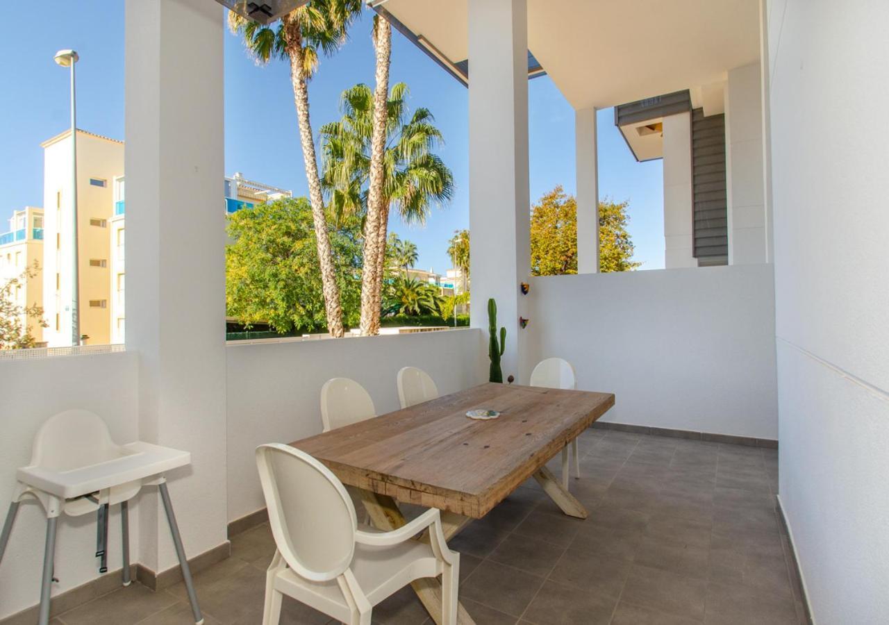 Apartamento Victoria Playa III Con Una Gran Terraza Dénia Exterior foto