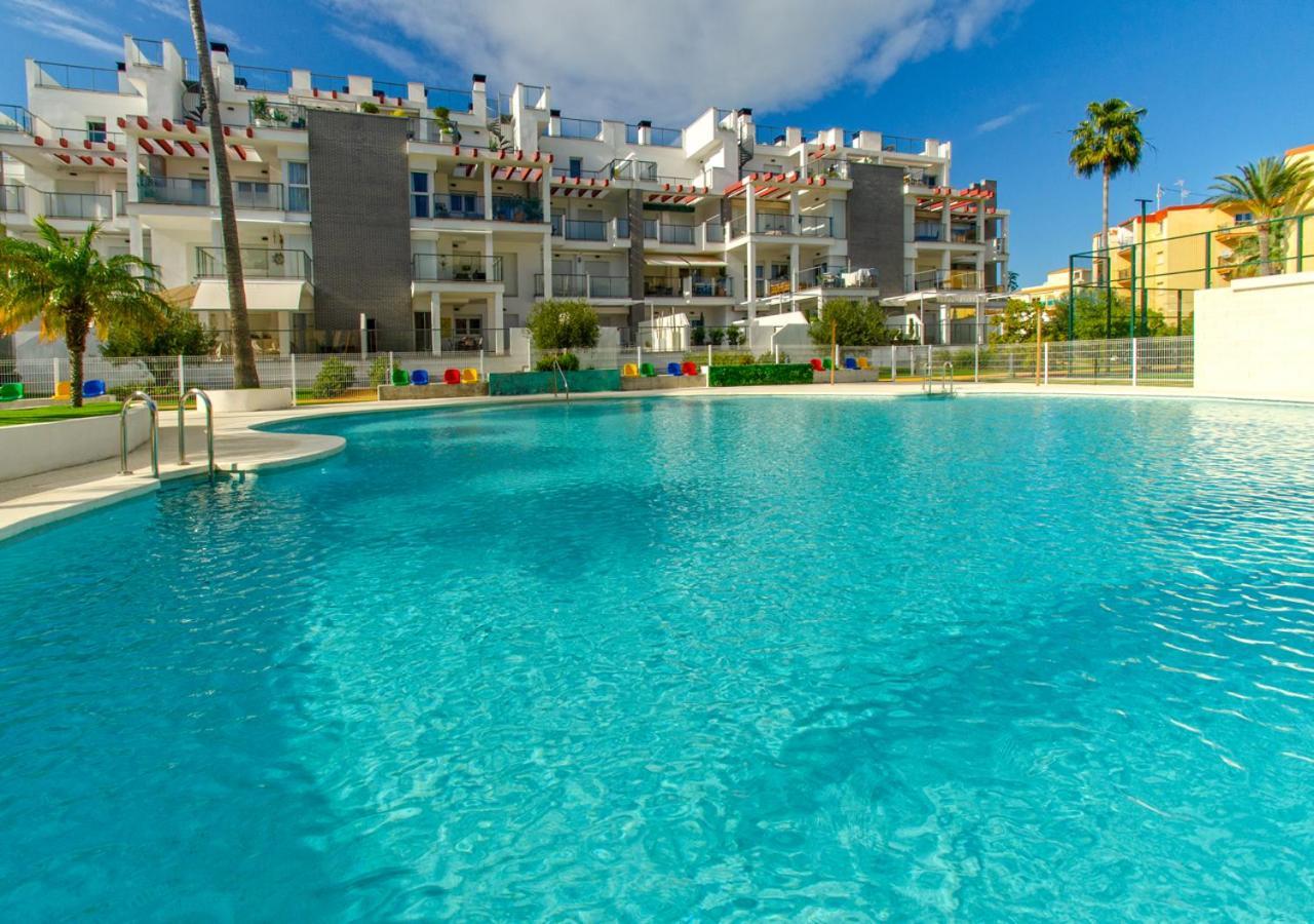 Apartamento Victoria Playa III Con Una Gran Terraza Dénia Exterior foto
