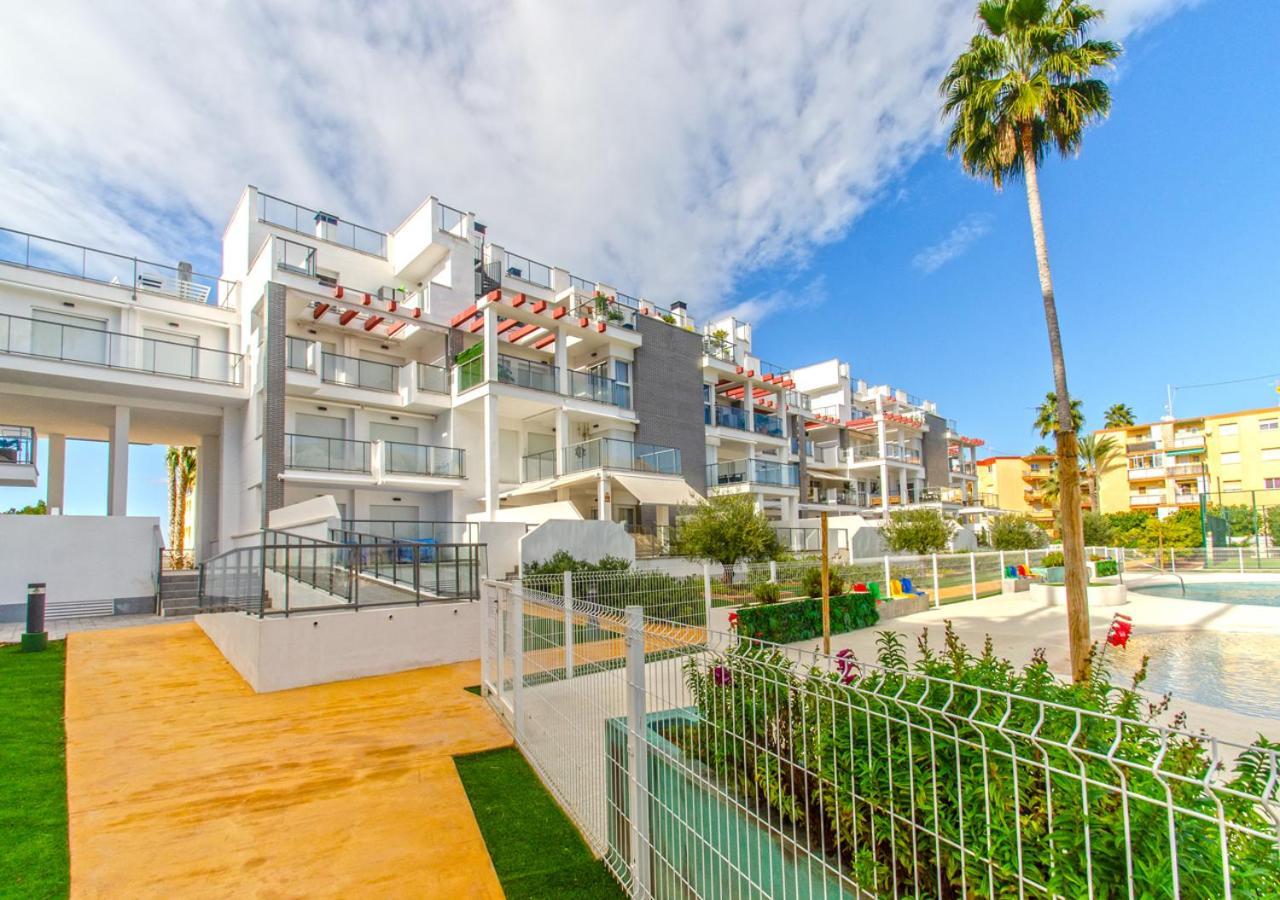 Apartamento Victoria Playa III Con Una Gran Terraza Dénia Exterior foto