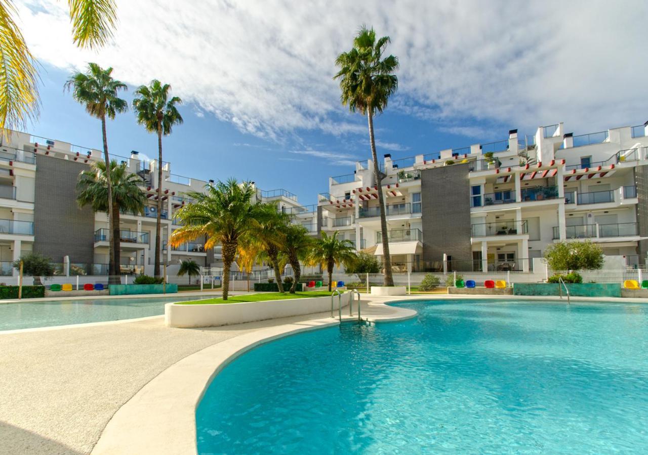 Apartamento Victoria Playa III Con Una Gran Terraza Dénia Exterior foto